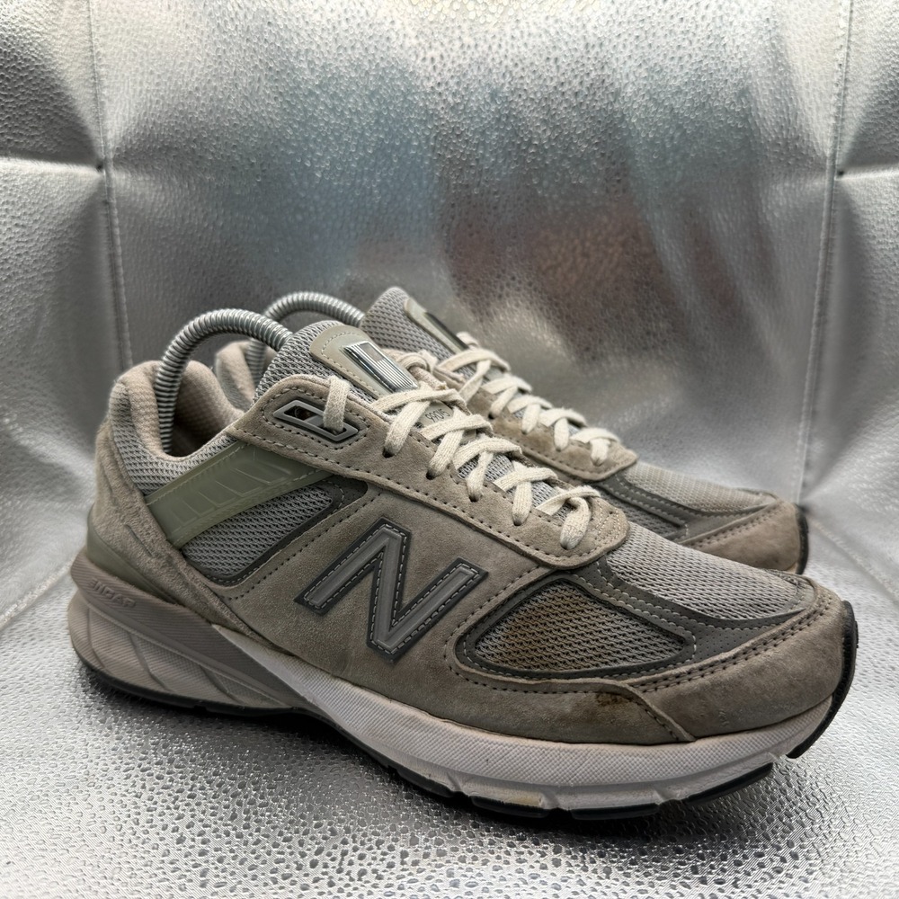 Size 8.5 New Balance 990v5 Gray Castlerock Womens Running Shoes M990GL5‎